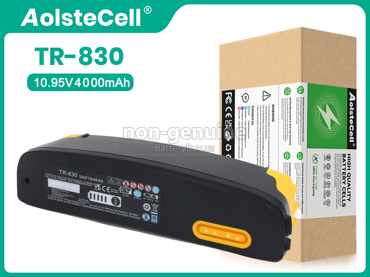 battery for 3M TR-800 POWERED AIR PURIFYING RESPIRATOR