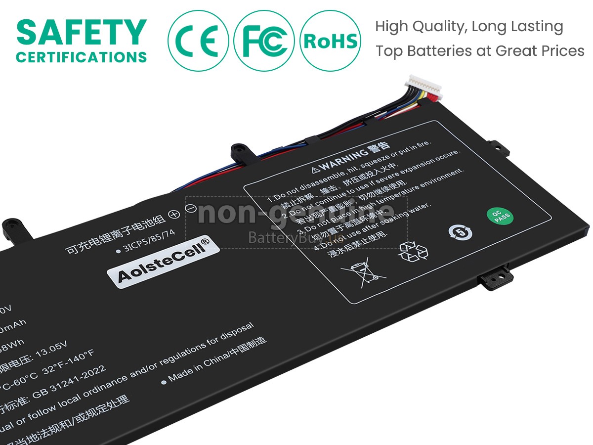 battery for Gateway 478574-3S1P