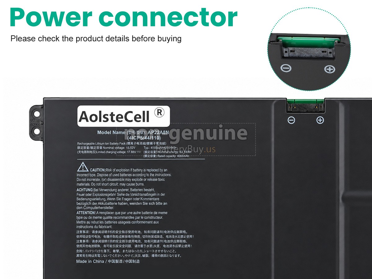 battery for Acer SWIFT 14 AI SF14-61T-R19S