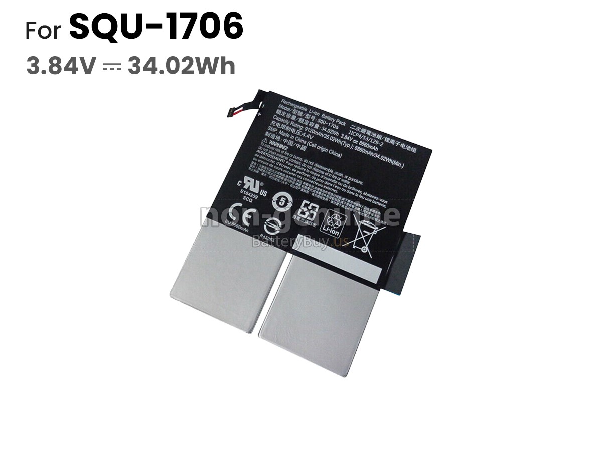 battery for Acer SQU-1706