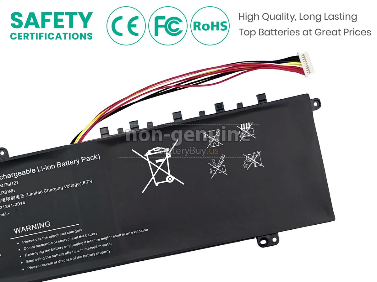 battery for Gateway U3576127PV-2S1P