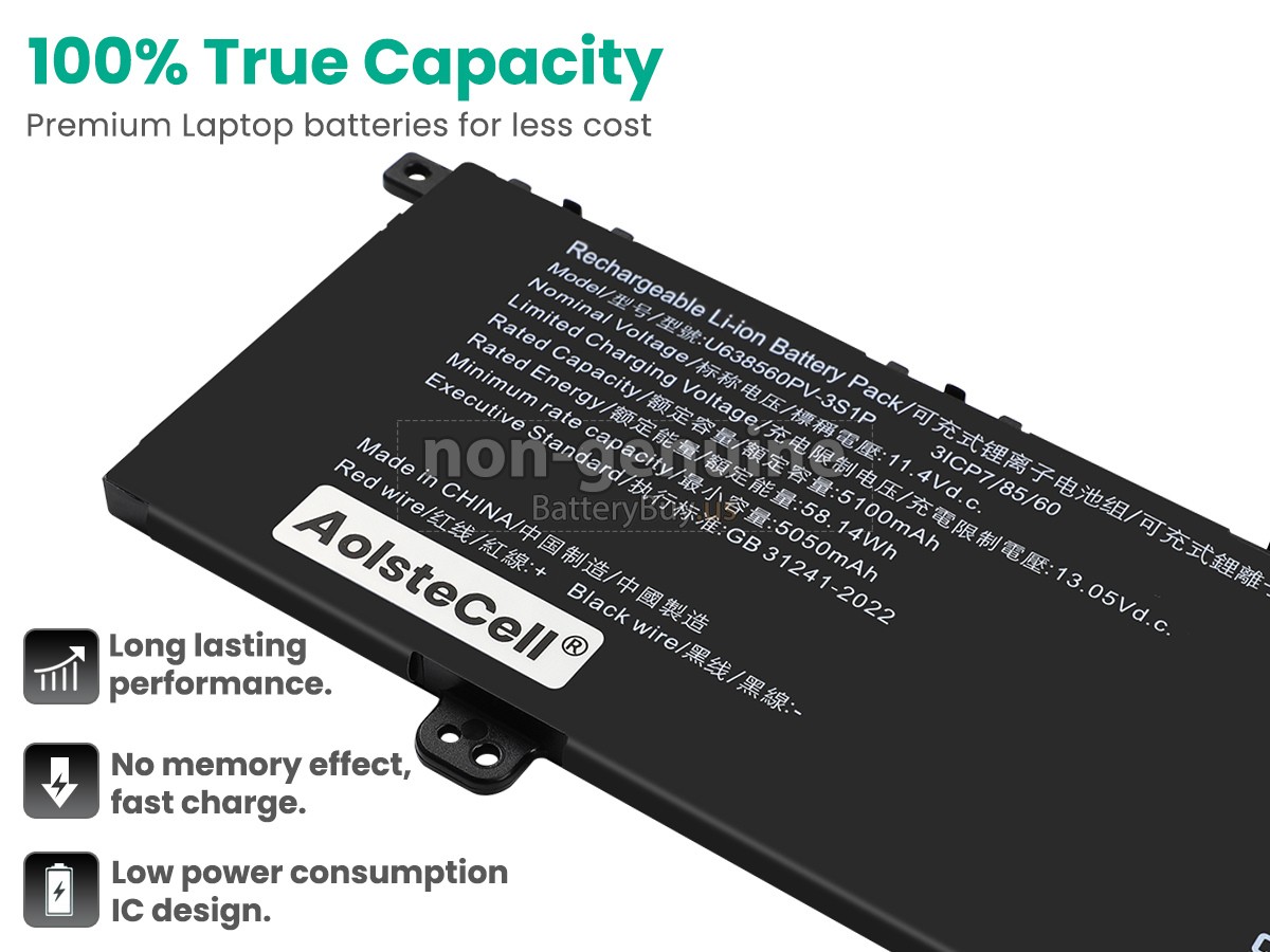 battery for Acer U638560PV-3S1P