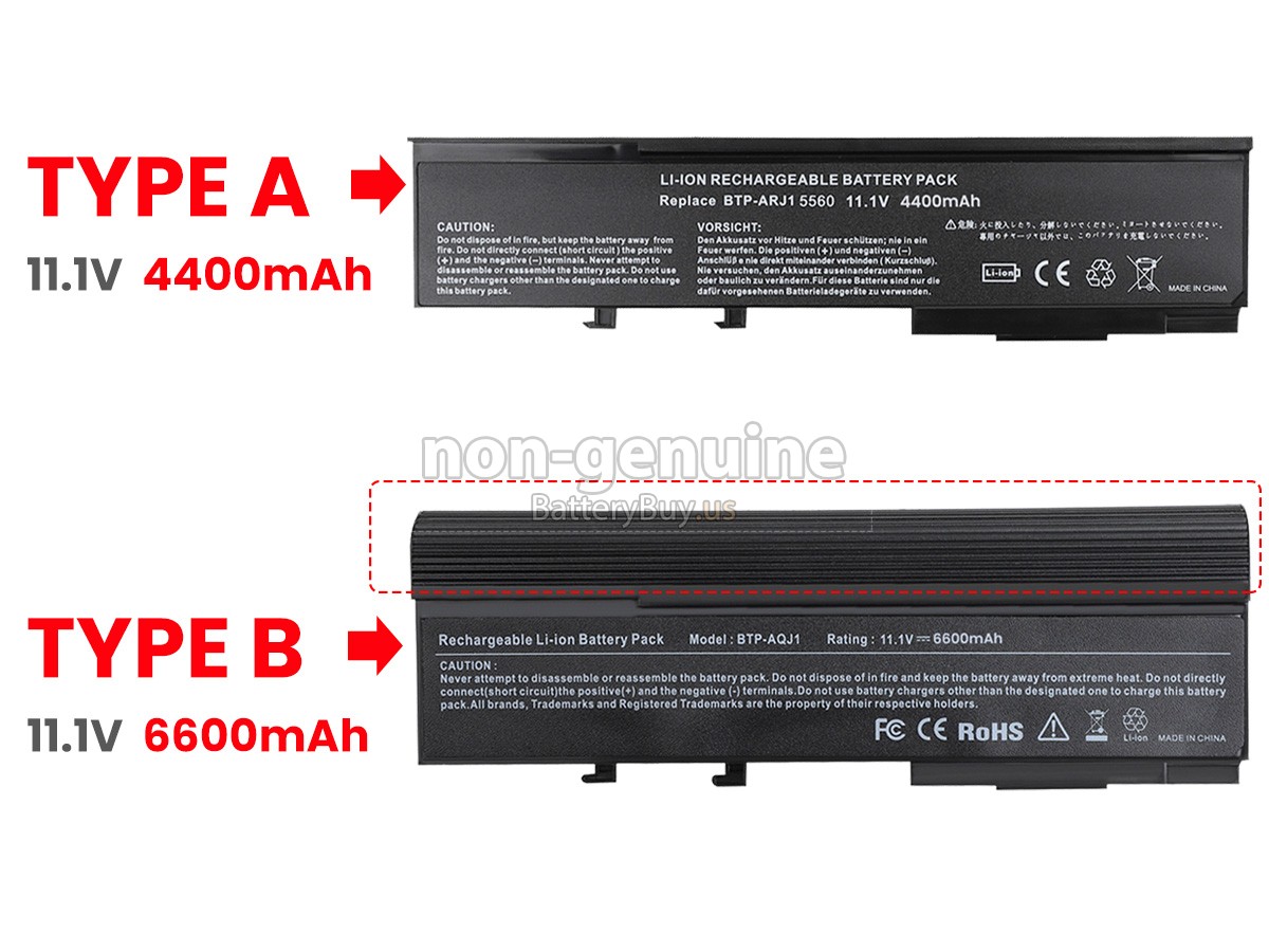 battery for Acer TravelMate 2420