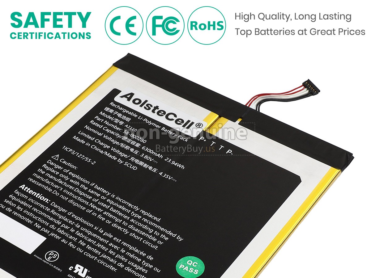 battery for Amazon T76N2B