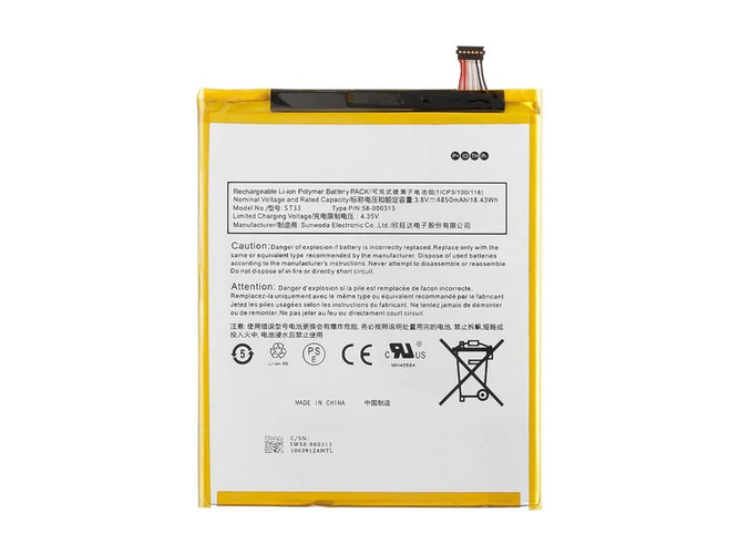 Amazon Fire HD 8 (10th Generation) battery