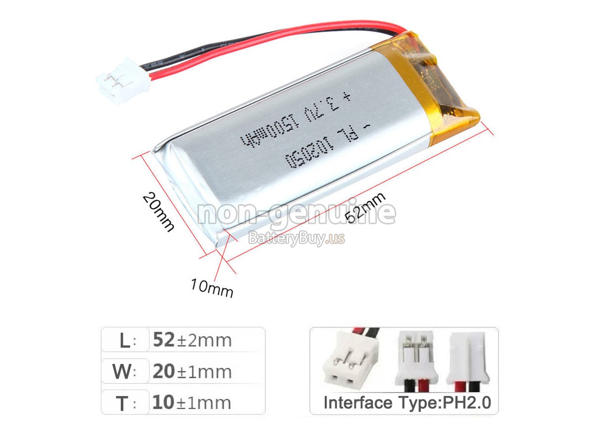 battery for AolsteCell 102050