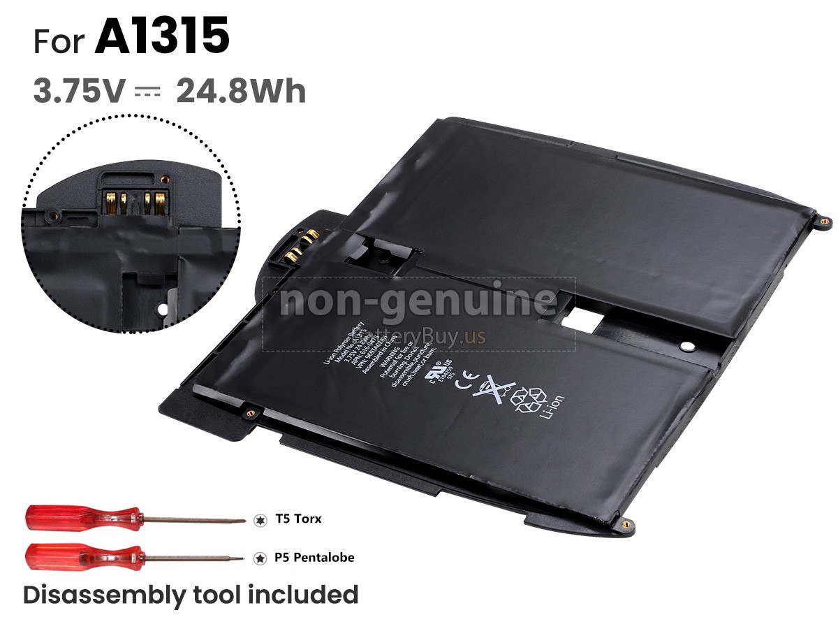 battery for Apple A1315