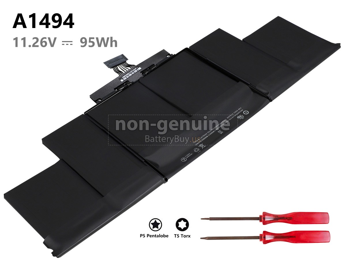 battery for Apple MacBook Pro 15 inch Retina A1398 (Mid 2014)