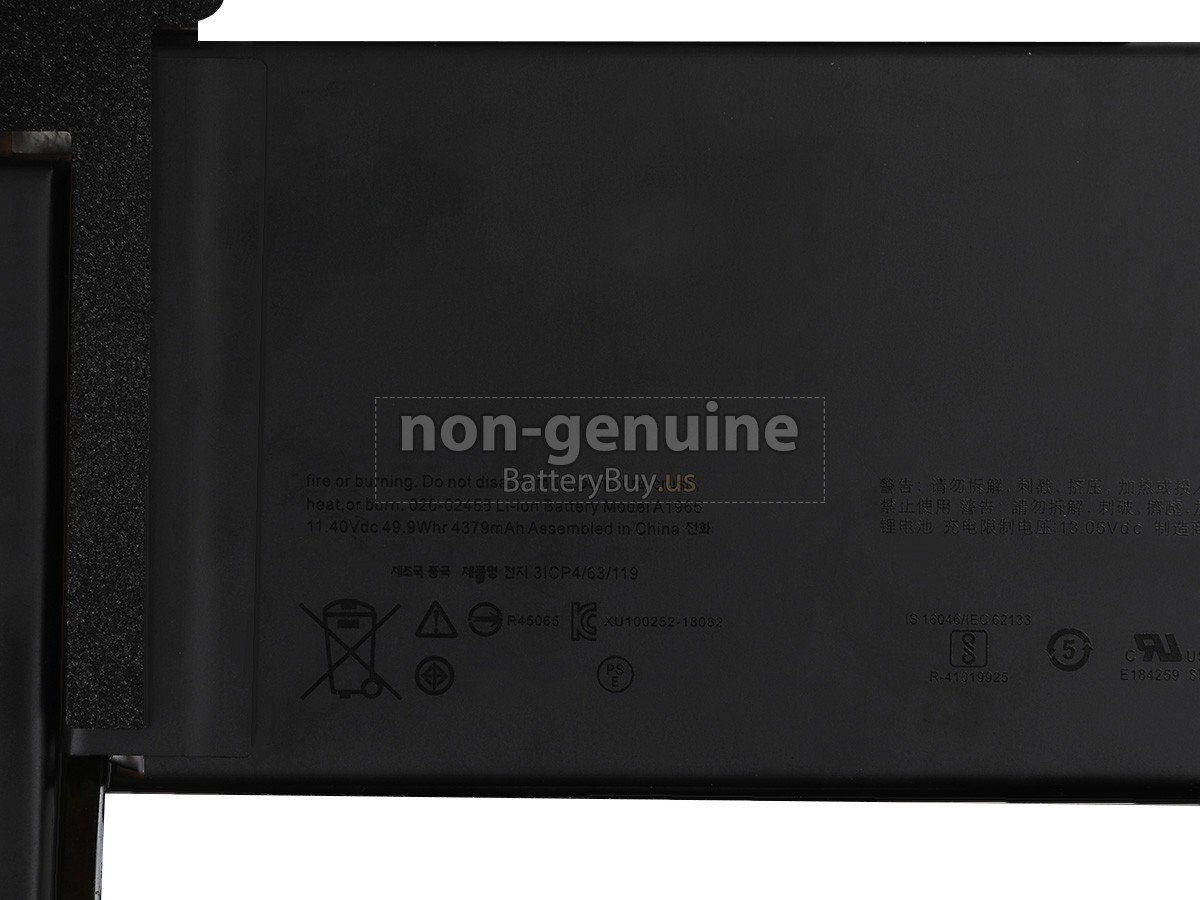 battery for Apple MacBook Air 13 inch Retina A1932(EMC 3184)
