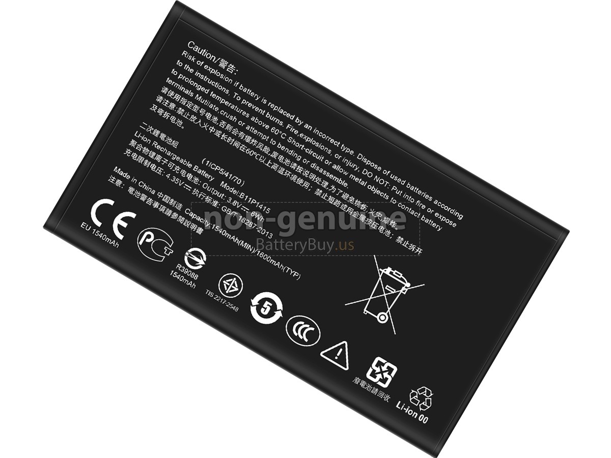 battery for Asus B11P1415