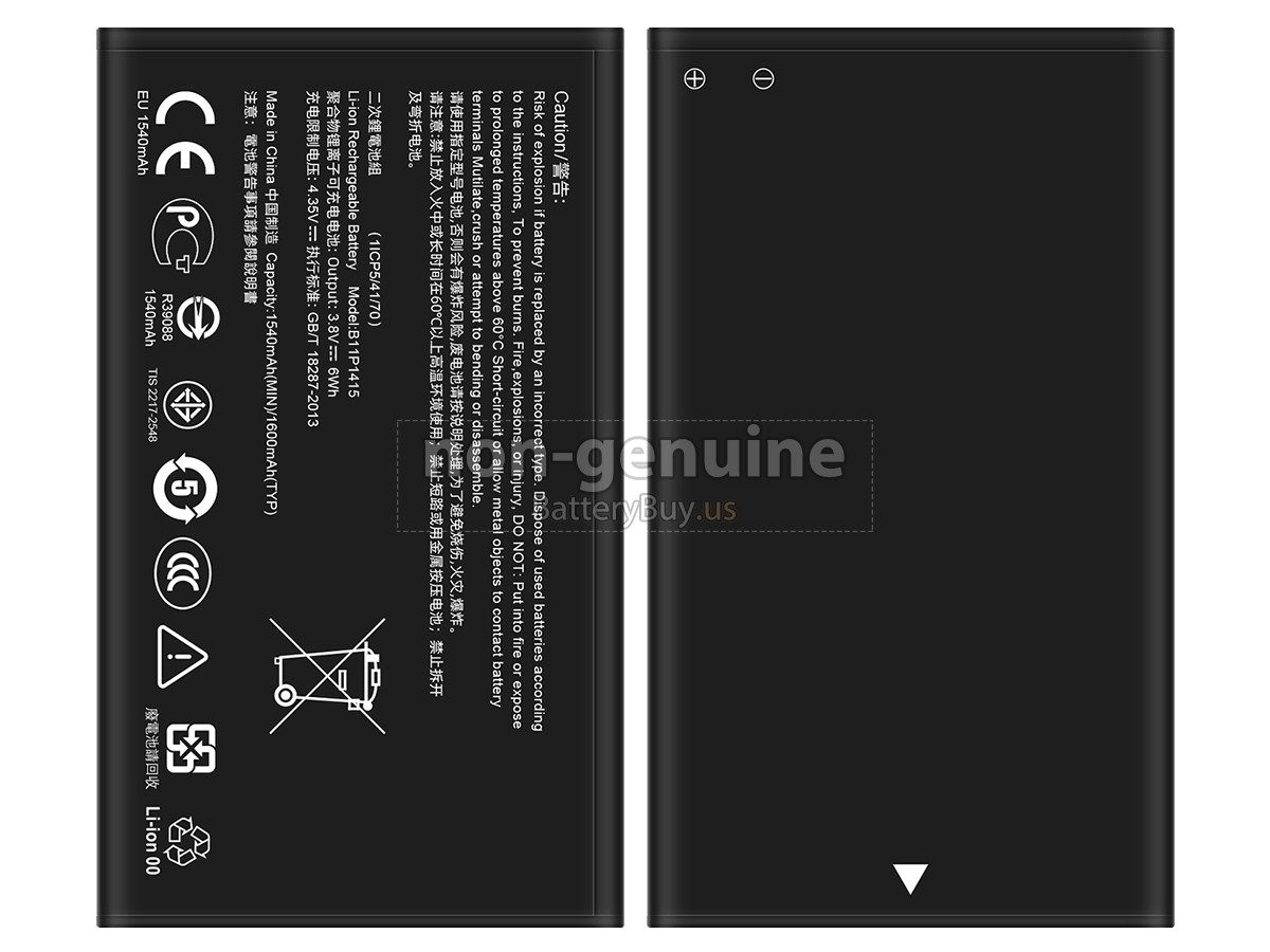 battery for Asus B11P1415