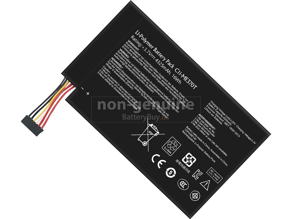 battery for Asus C11-ME370T