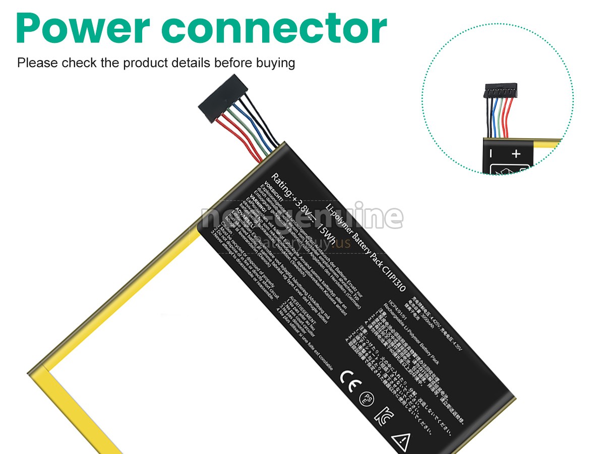 battery for Asus K00E
