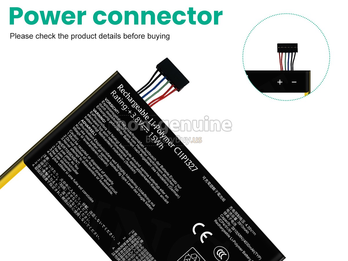 battery for Asus FE170