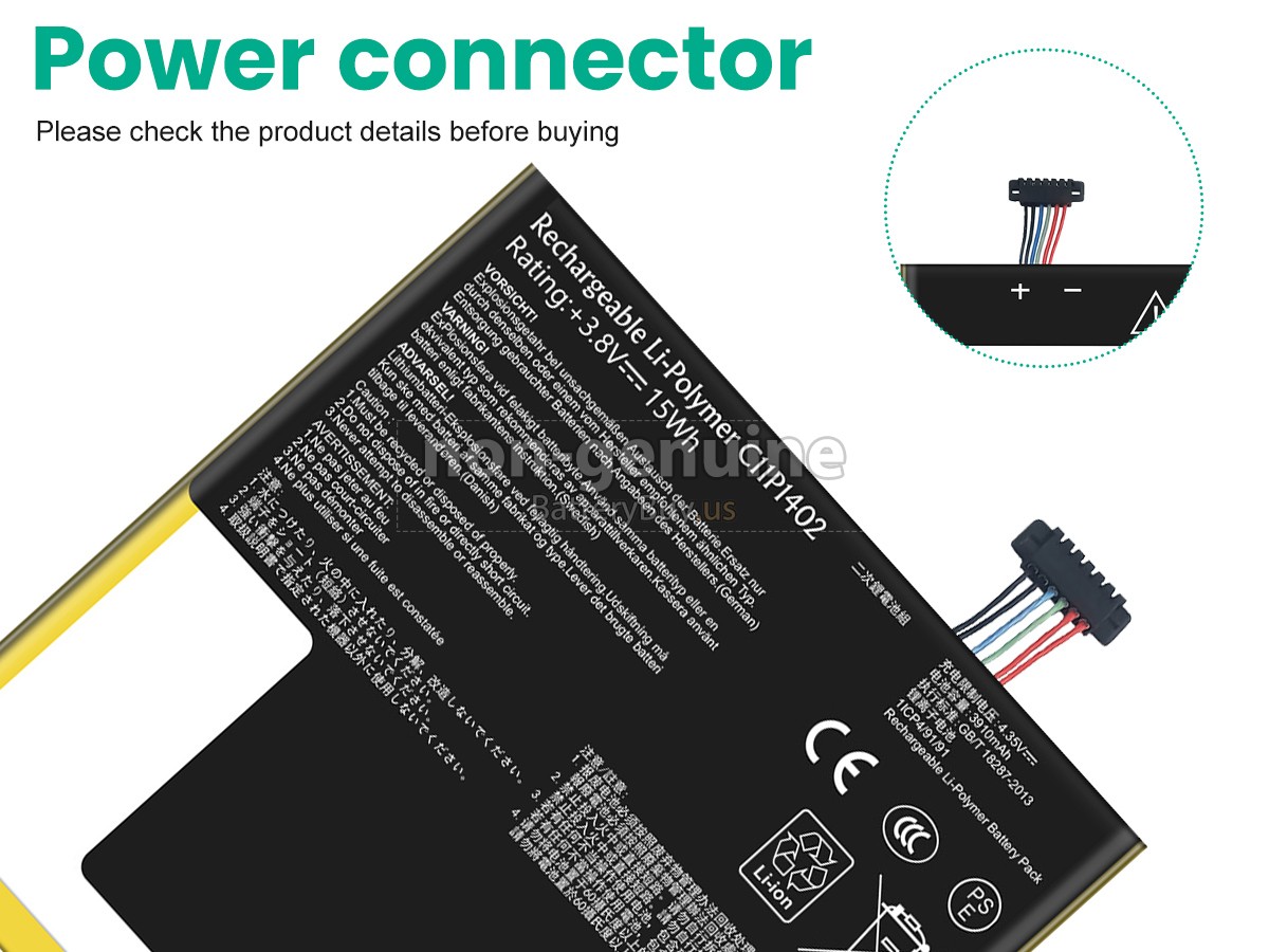 battery for Asus FE375CG