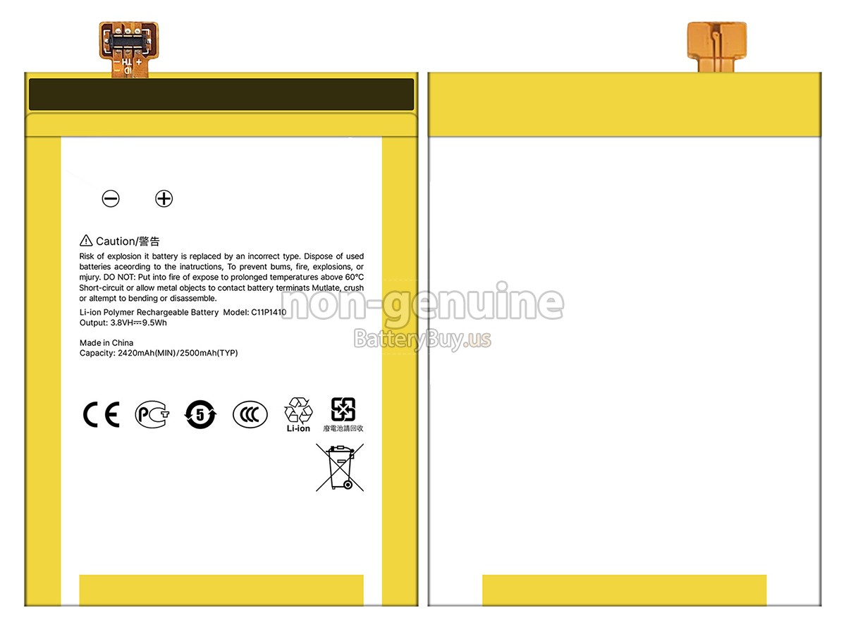 battery for Asus C11P1410