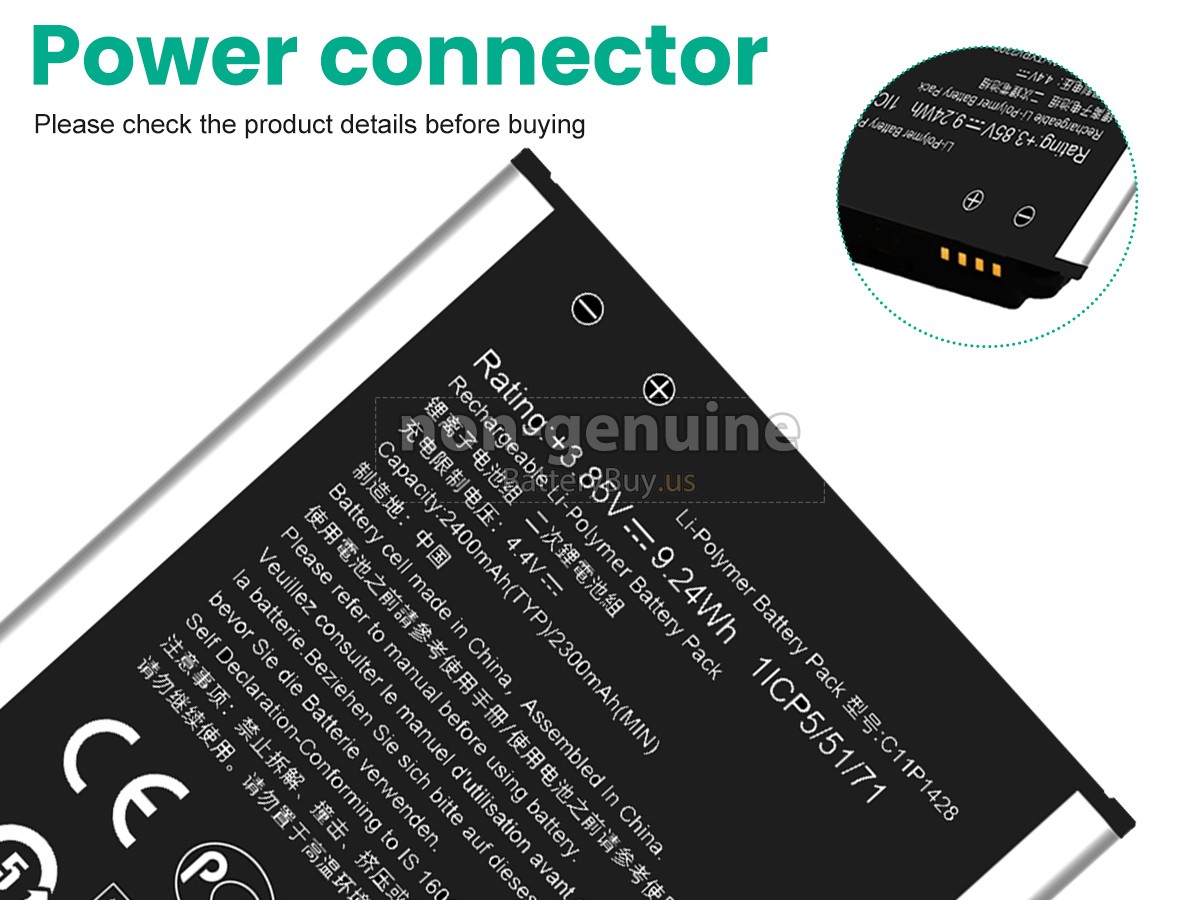 battery for Asus ZENFONE 2 MINI