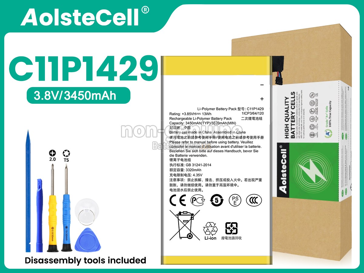 battery for Asus C11P1425