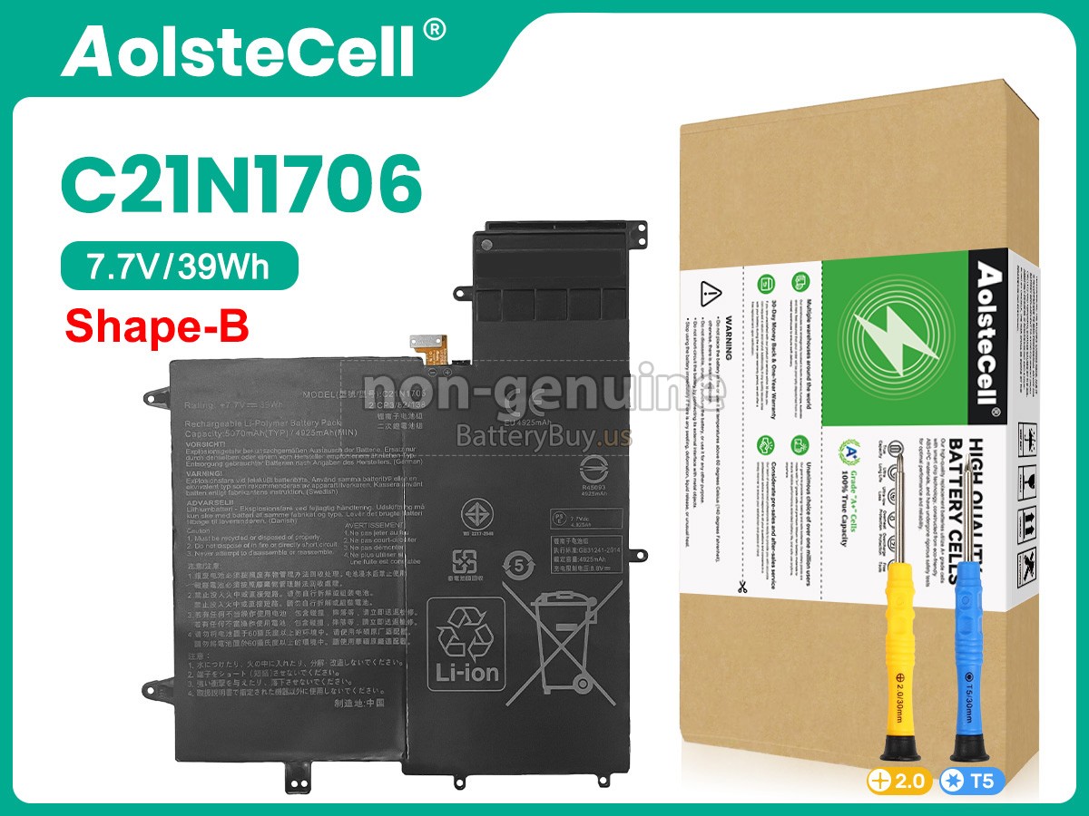 battery for Asus C21N1706(2ICP3/82/138)