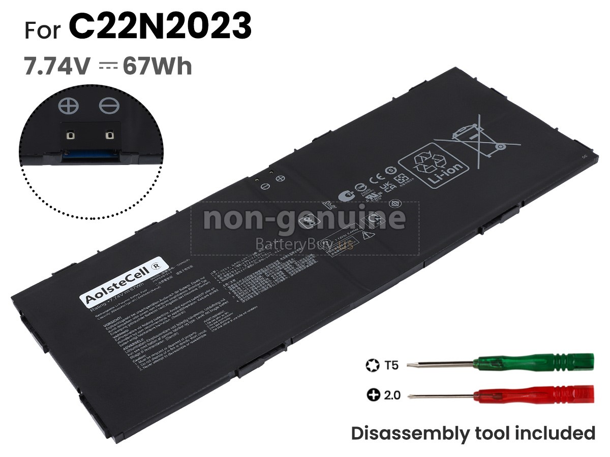 battery for Asus C22N2023