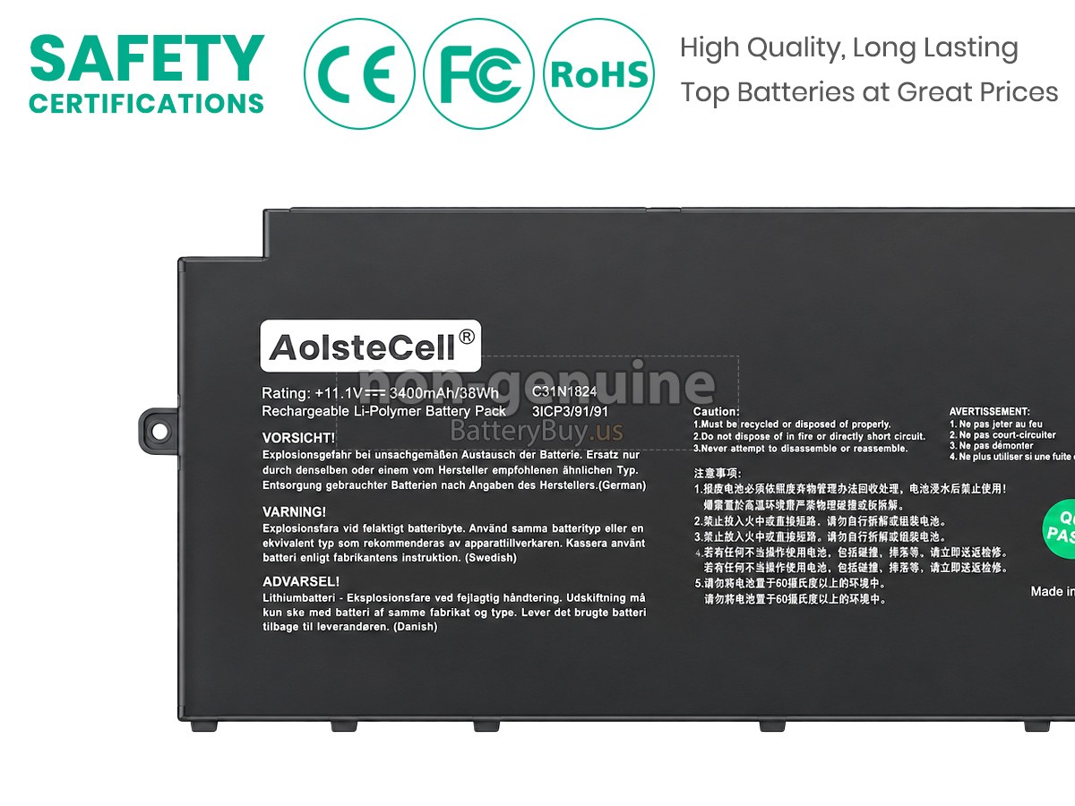 battery for Asus Chromebook Flip C433TA-AJ0120