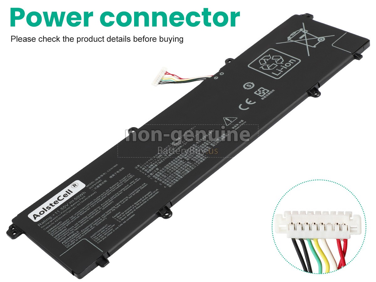 battery for Asus VivoBook 15 X1504ZA-BQ522W