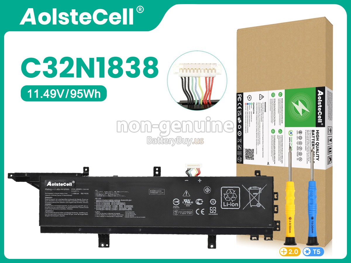 battery for Asus ProART STUDIOBook Pro X W730G2T