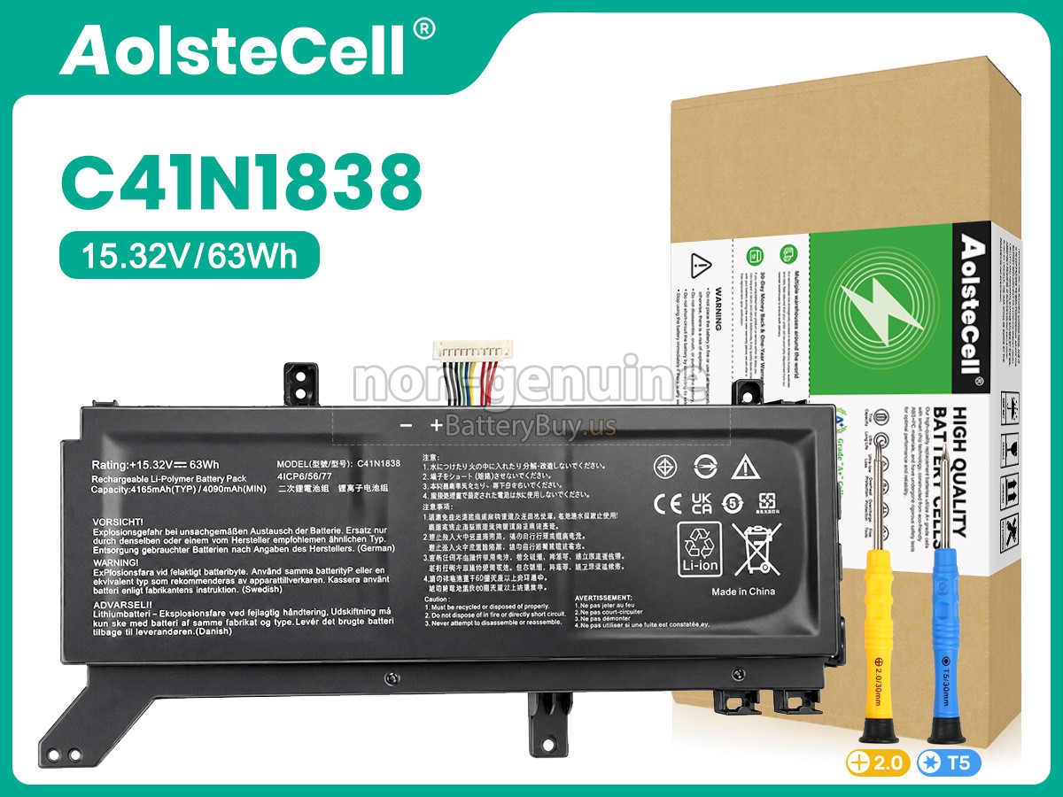 battery for Asus ProART STUDIOBook Pro X W730G2T