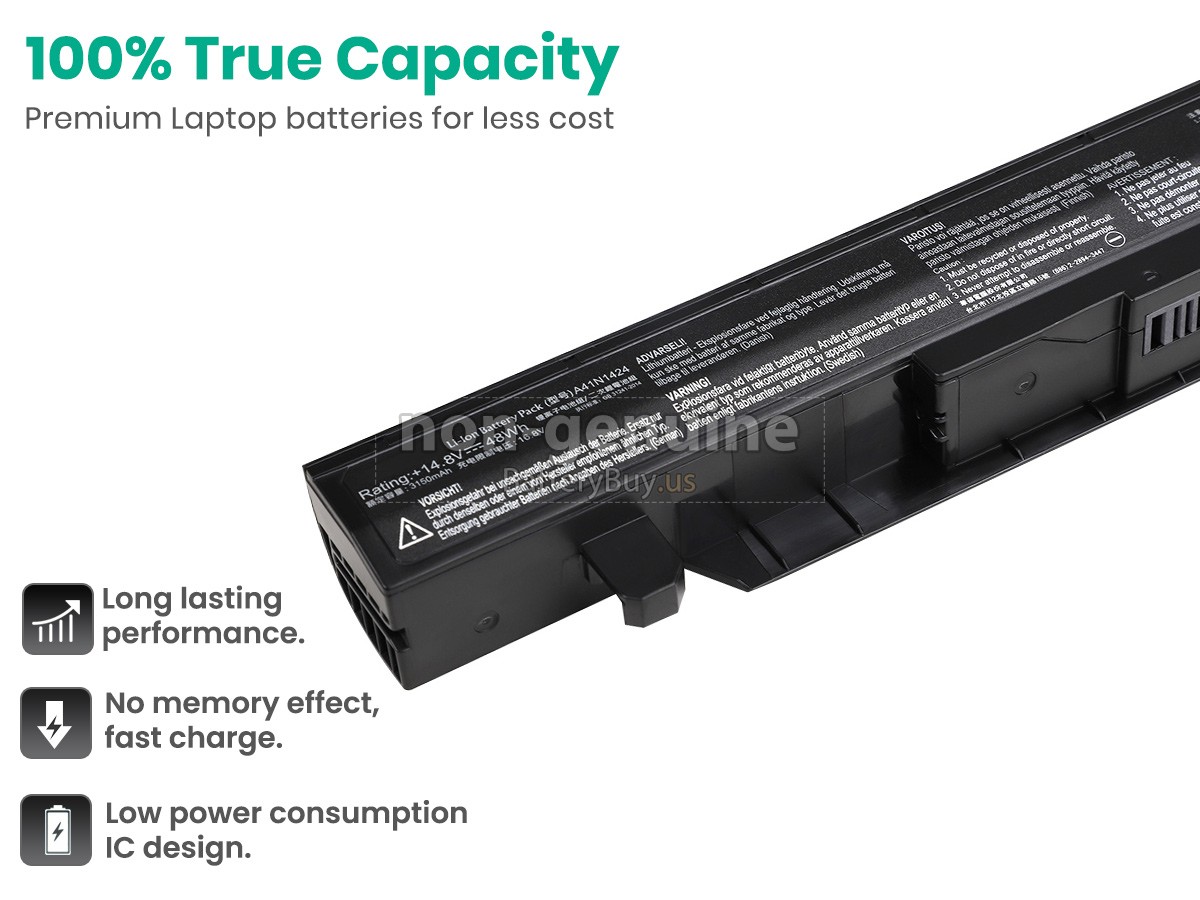 battery for Asus ZX50V