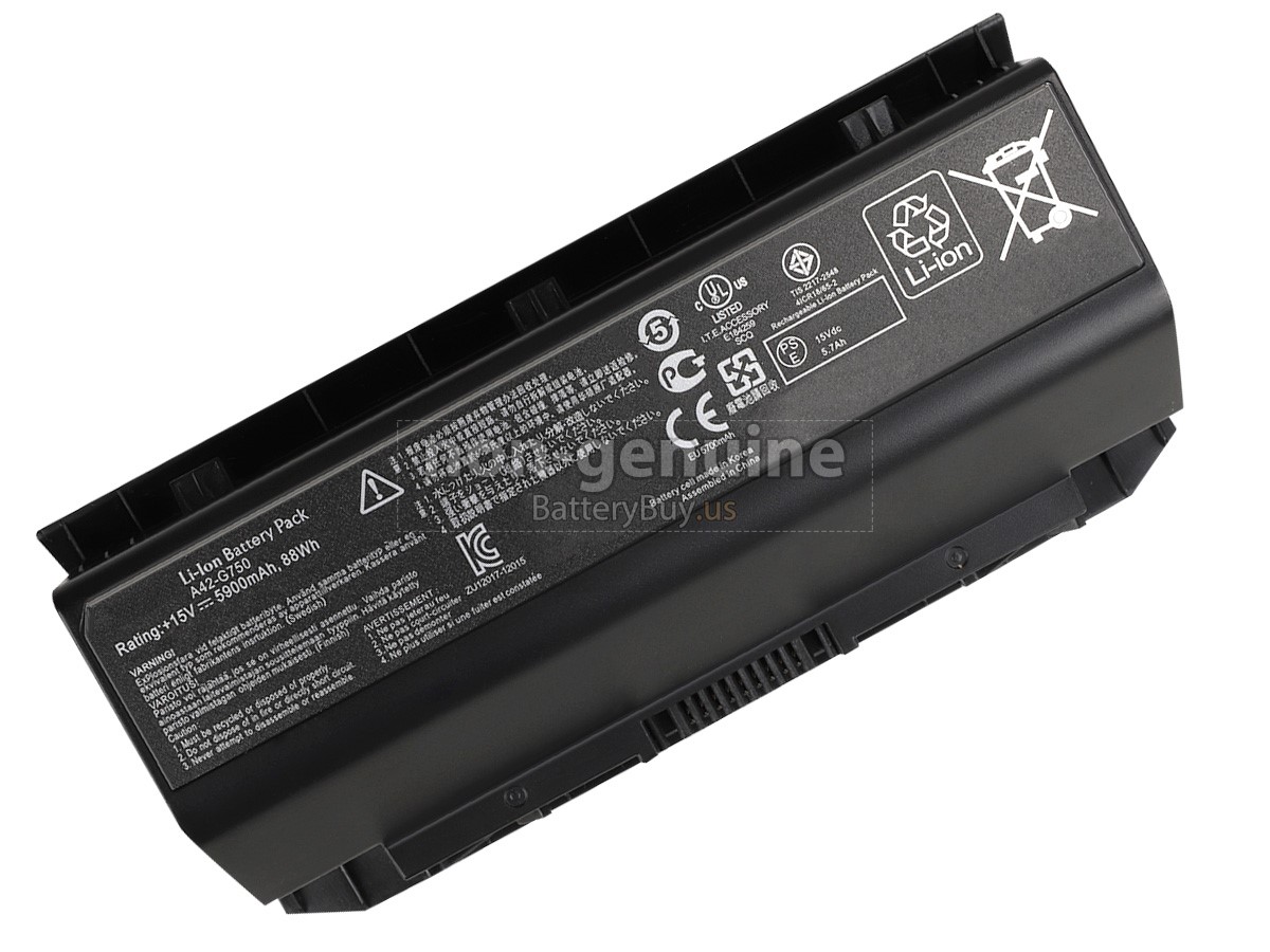 battery for Asus G750JS