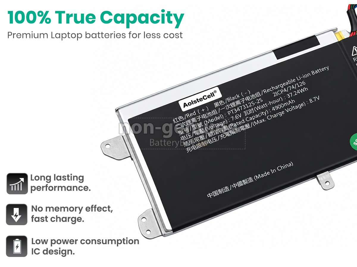 battery for Avita PT3473125-2S