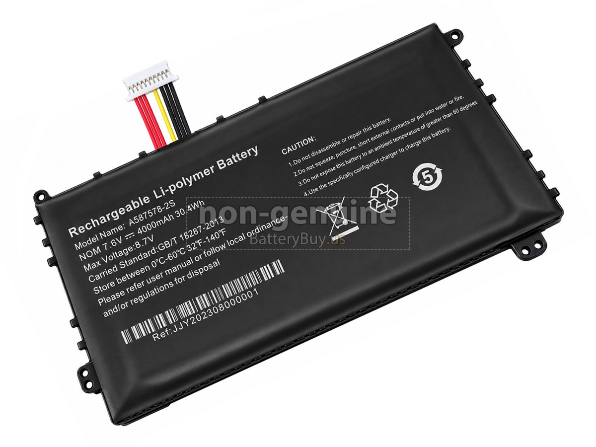 battery for AXIOO A587578-2S