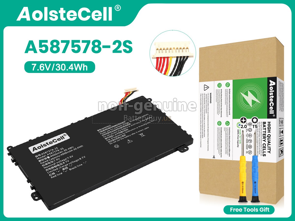 battery for AXIOO A587578-2S