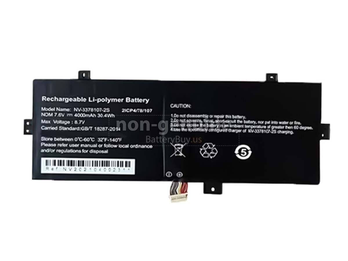 battery for AXIOO NV-3378107-2S