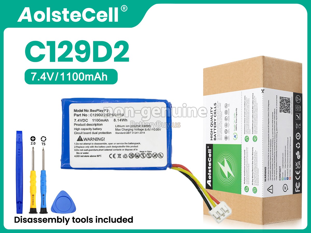 battery for Bang Olufsen BEOPLAY P2