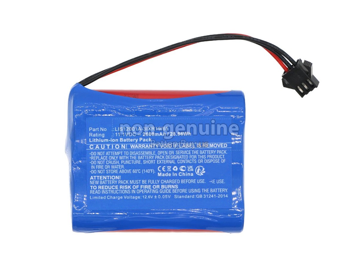 battery for Biolight LIS12001A-3IXR19/65