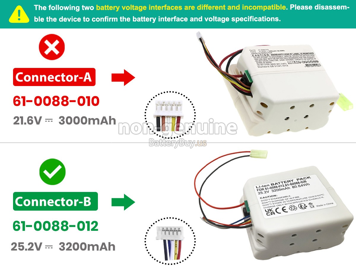 battery for Bissell 2602C