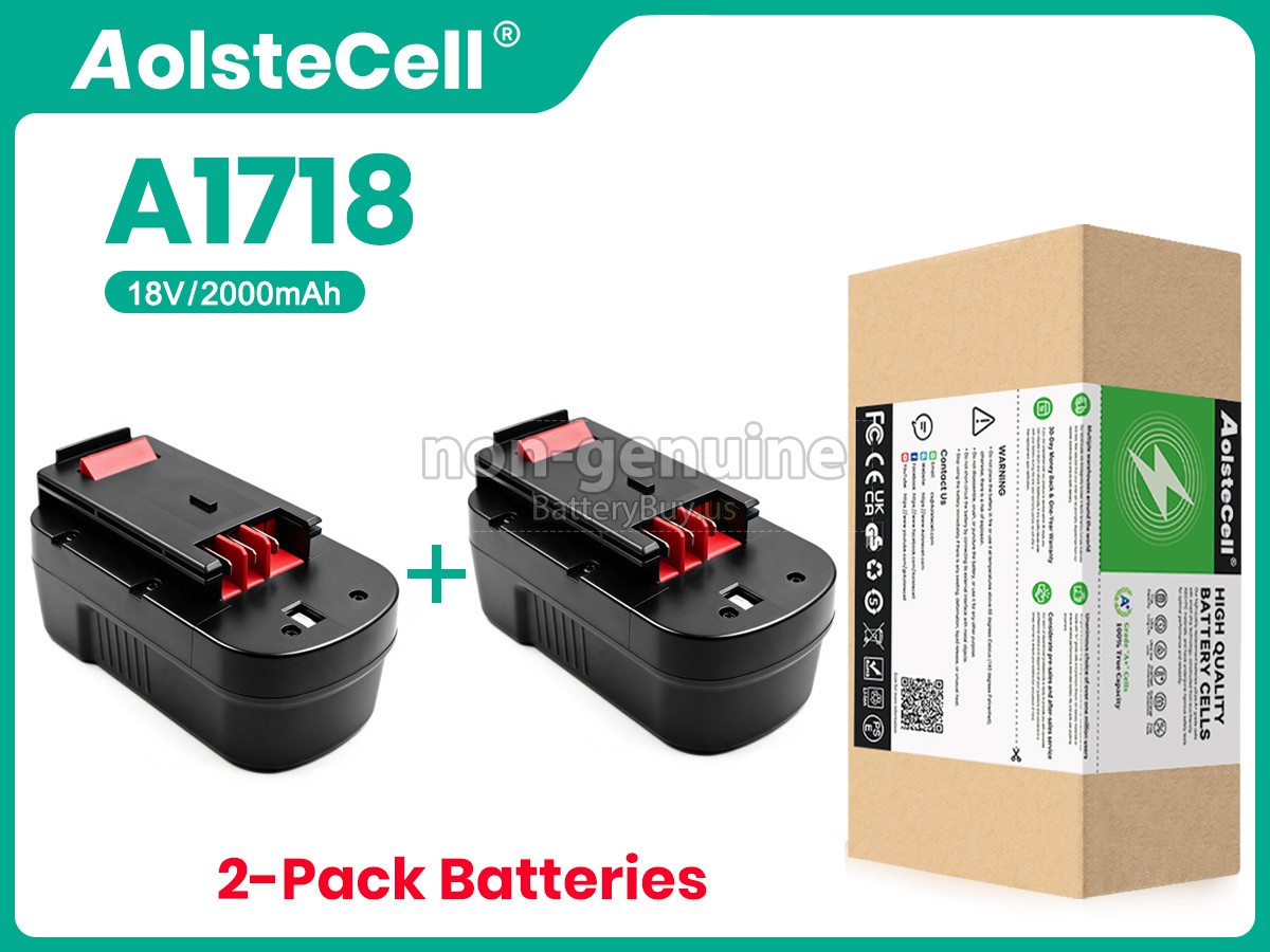 battery for Black Decker A1718