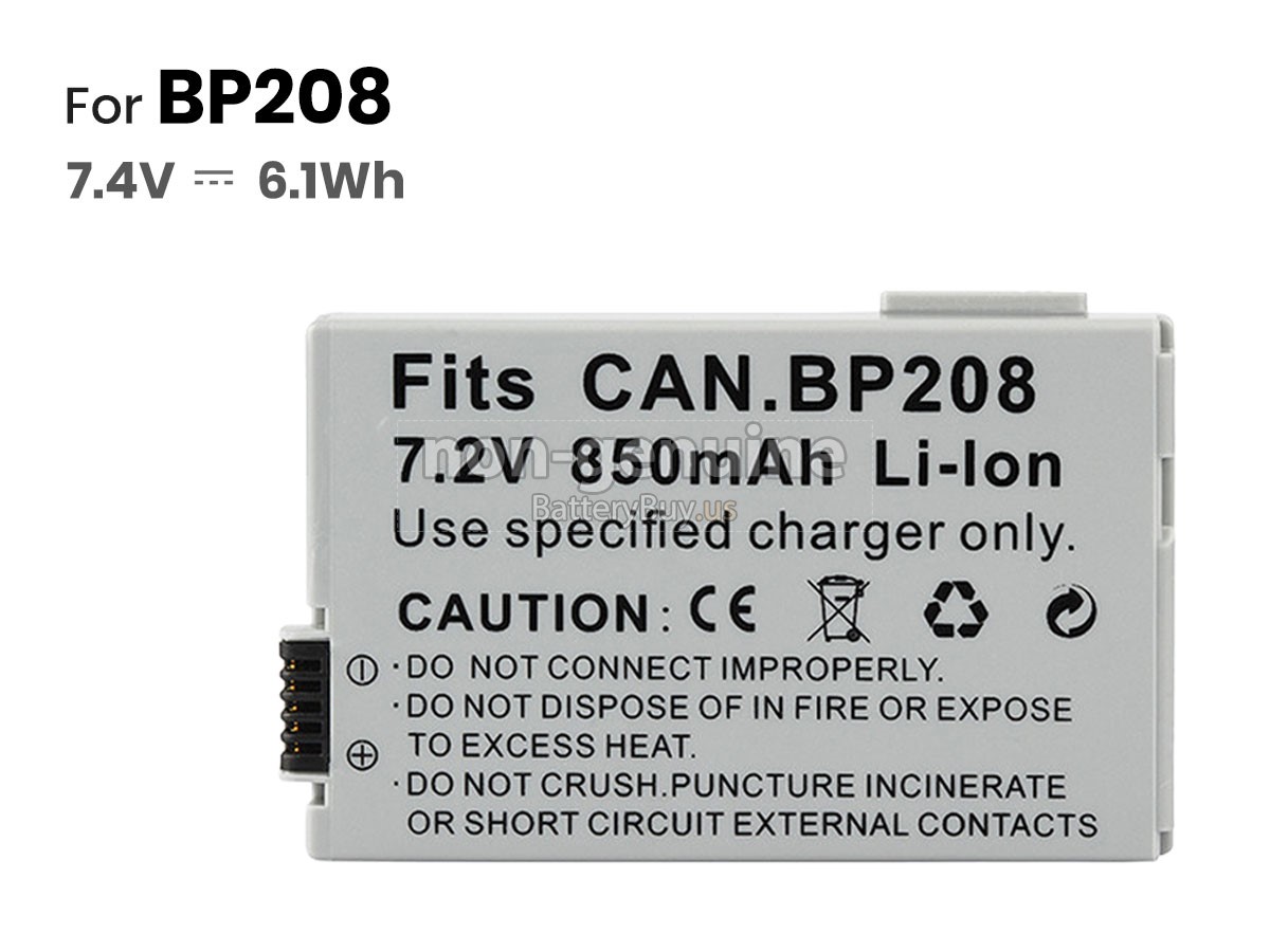 battery for Canon IVIS DC22