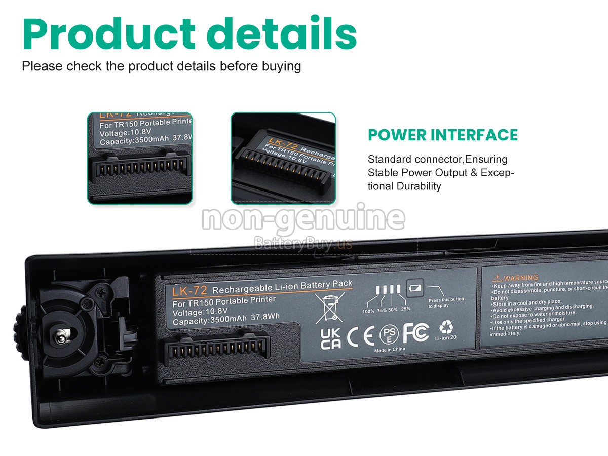 battery for Canon TR153 A4 MOBILE PRINTER