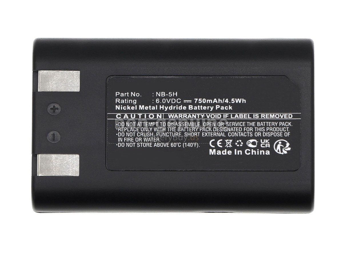 battery for Canon NB-5H