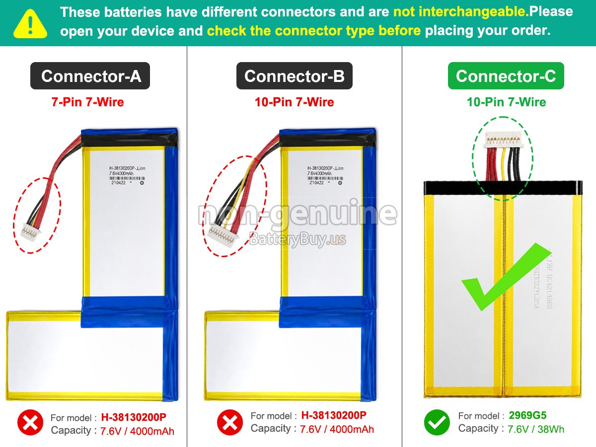battery for CHUWI HEROBOOK PRO