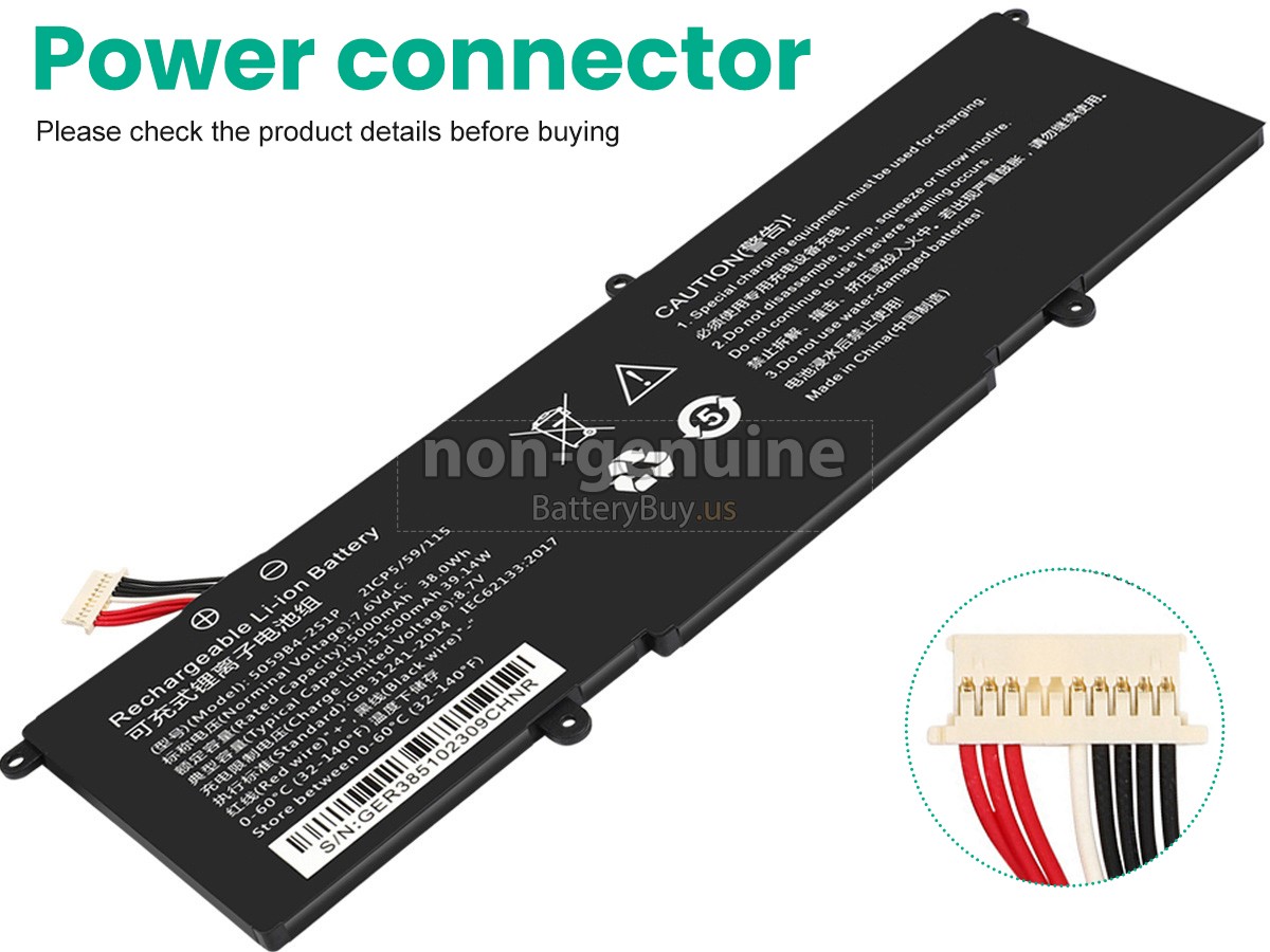 battery for CHUWI 5059B4-2S-1