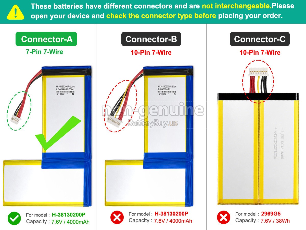 battery for CHUWI HEROBOOK PRO