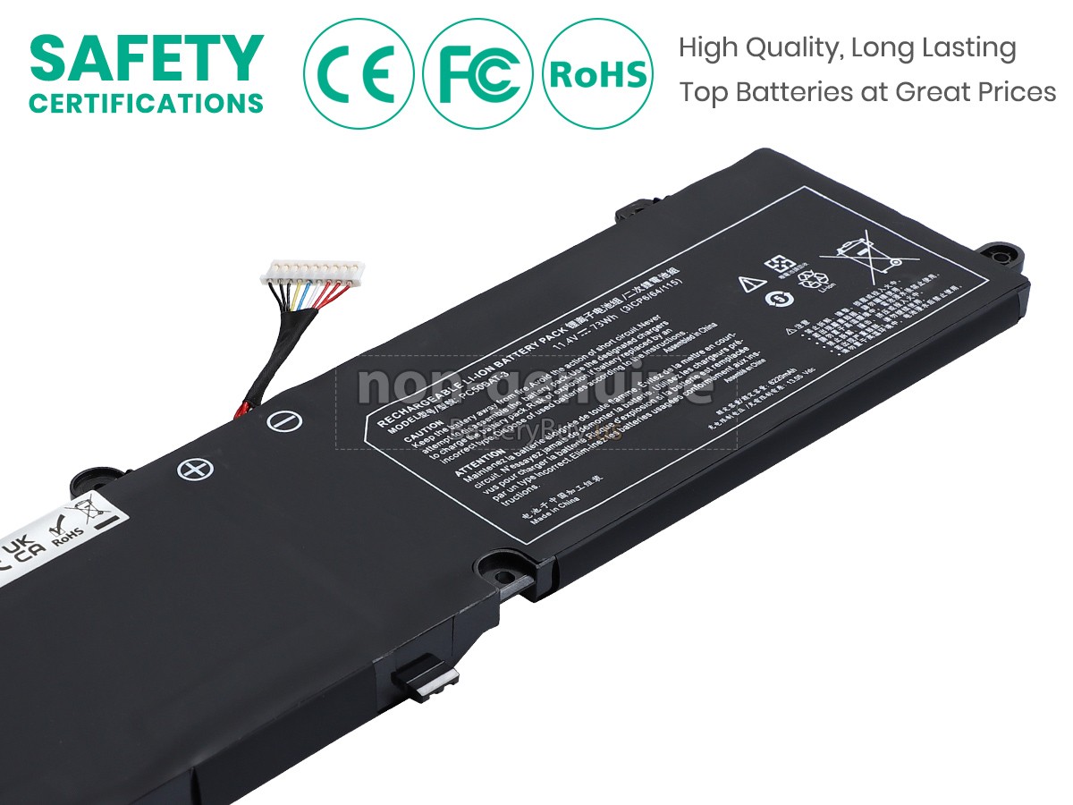 battery for Clevo PC50BAT-3
