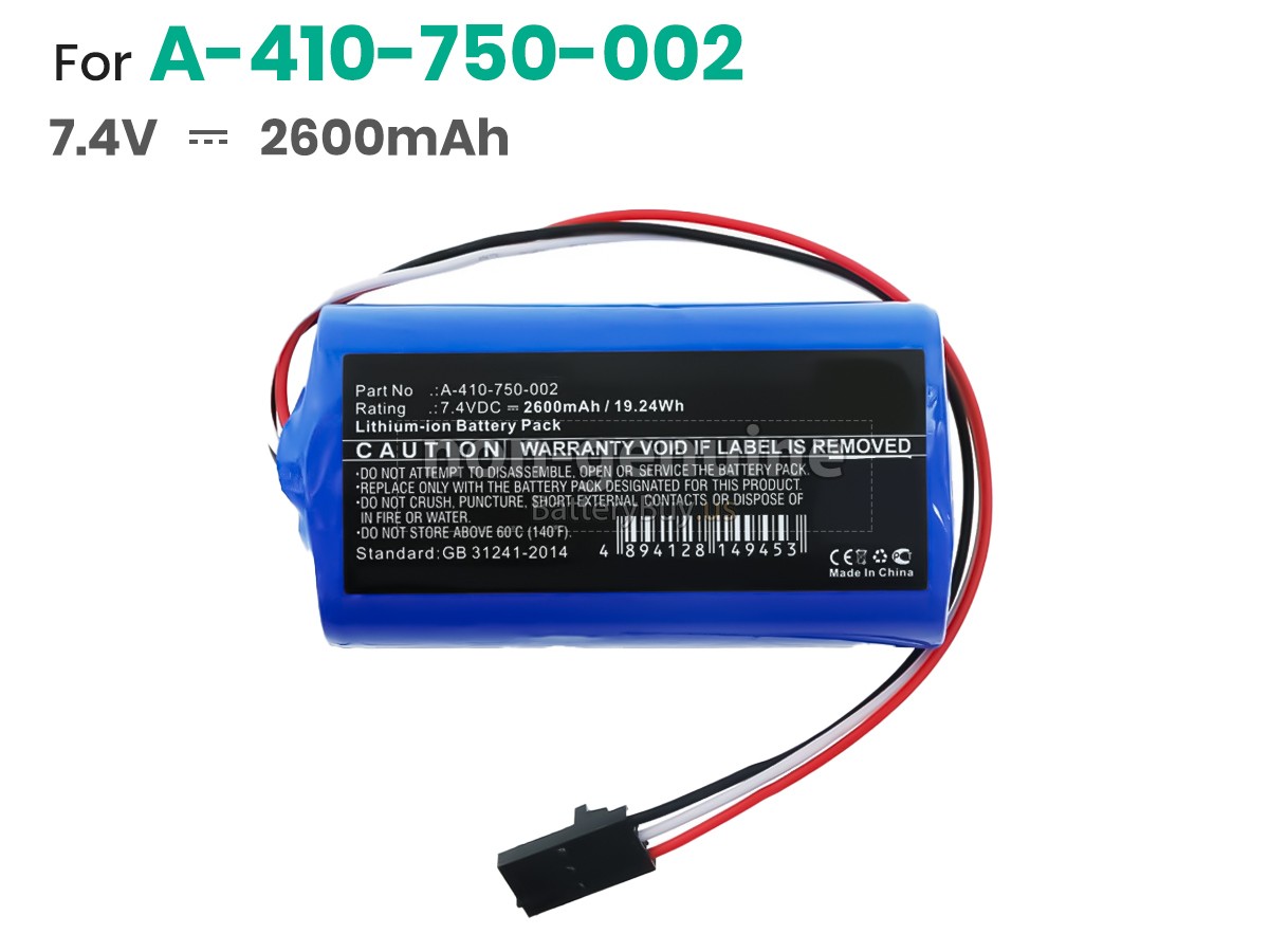 battery for COSMED KAYO 18650-2S