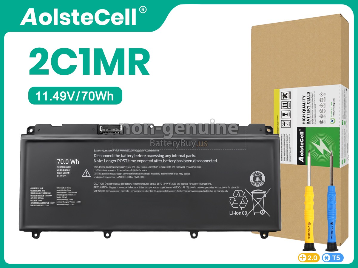 battery for Dell 2C1MR