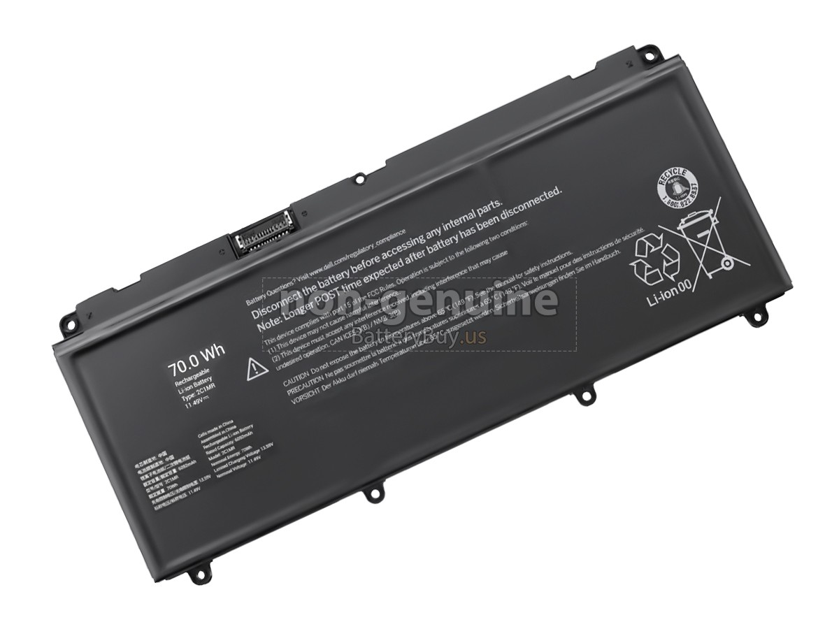 battery for Dell 2C1MR