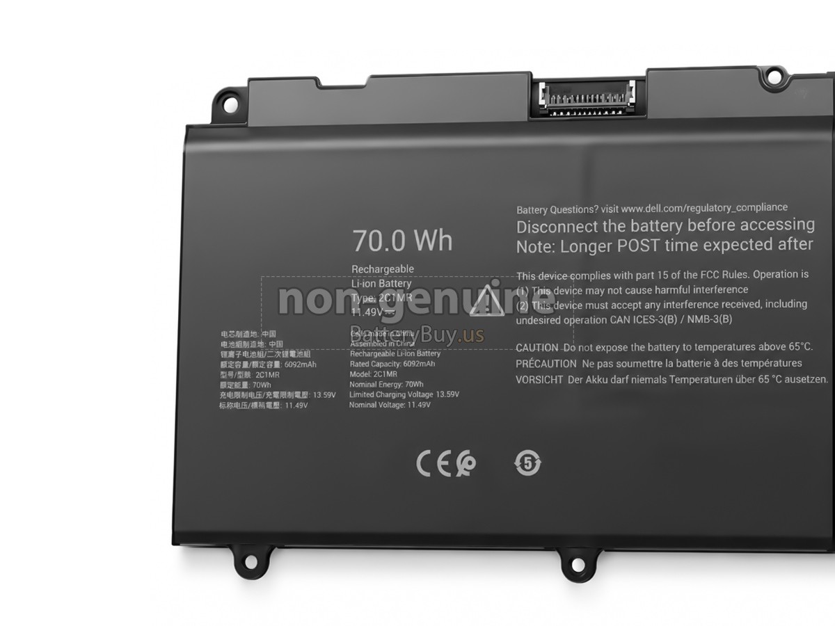 battery for Dell 2C1MR