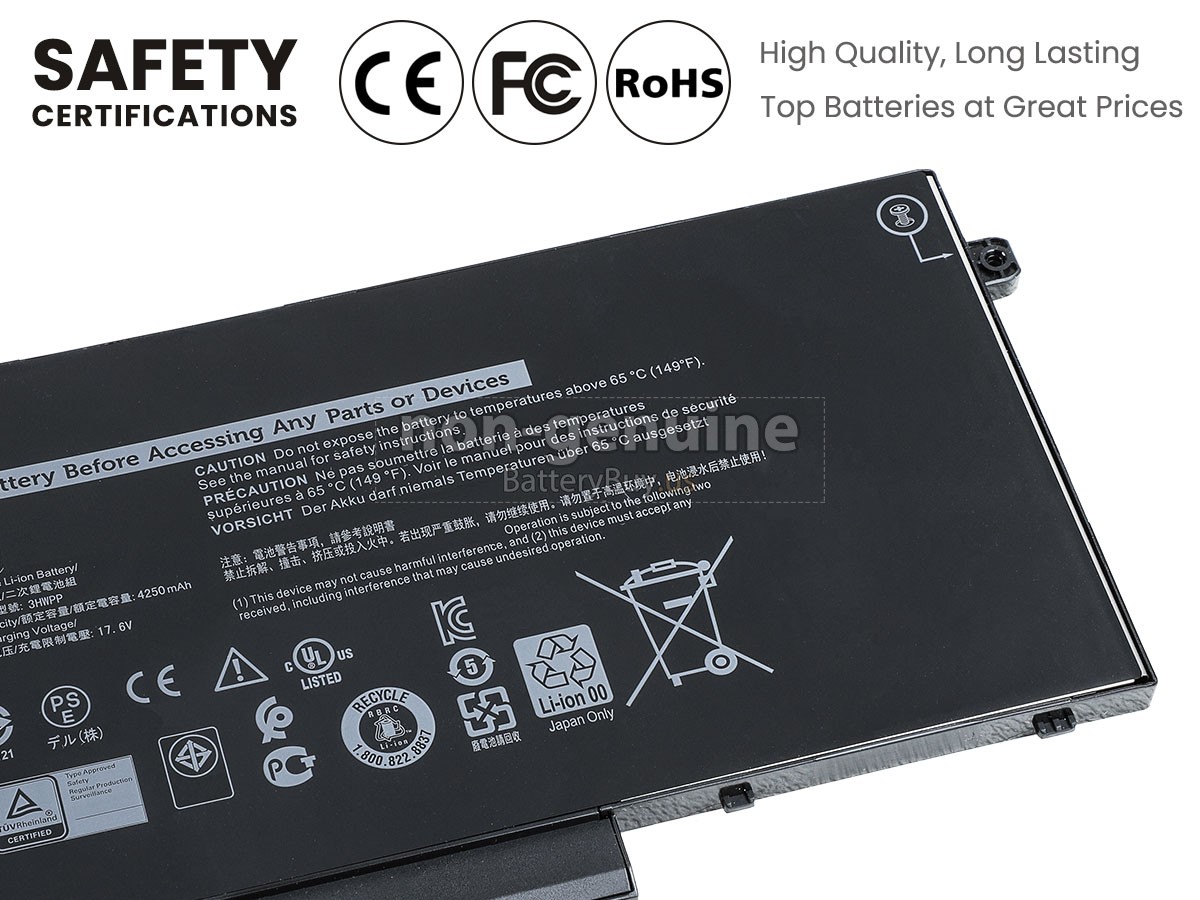 battery for Dell 3HWPP